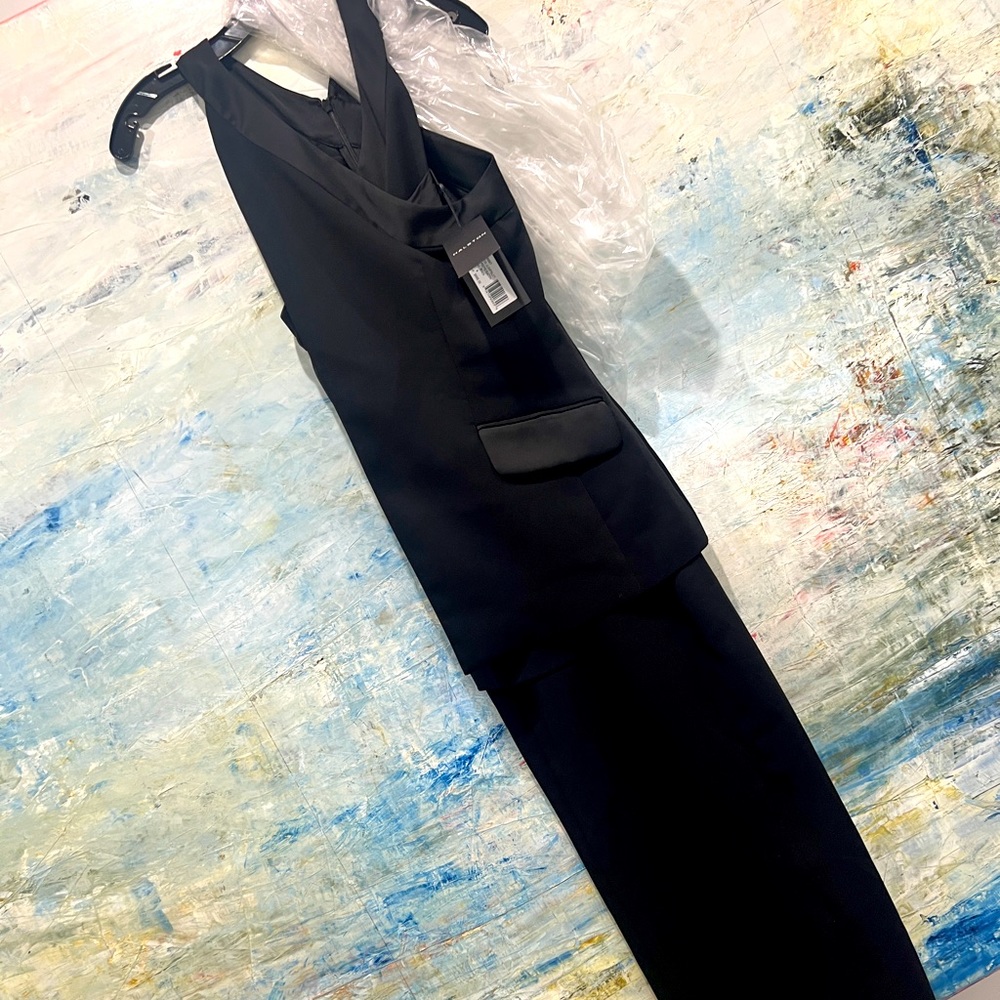 Halston brand NEW jumpsuit!